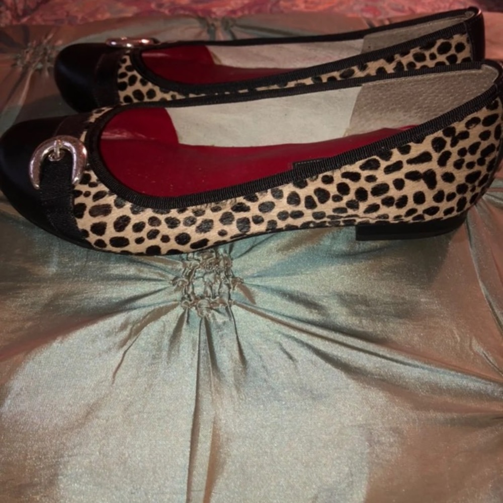 Brighton Leopard Print Flats Size 7.5